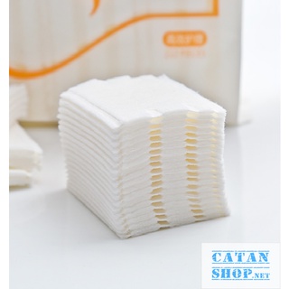 <FREESHIP> Bông tẩy trang cotton pad 3 lớp Lameila 222 miếng 100% bông tự nhiên