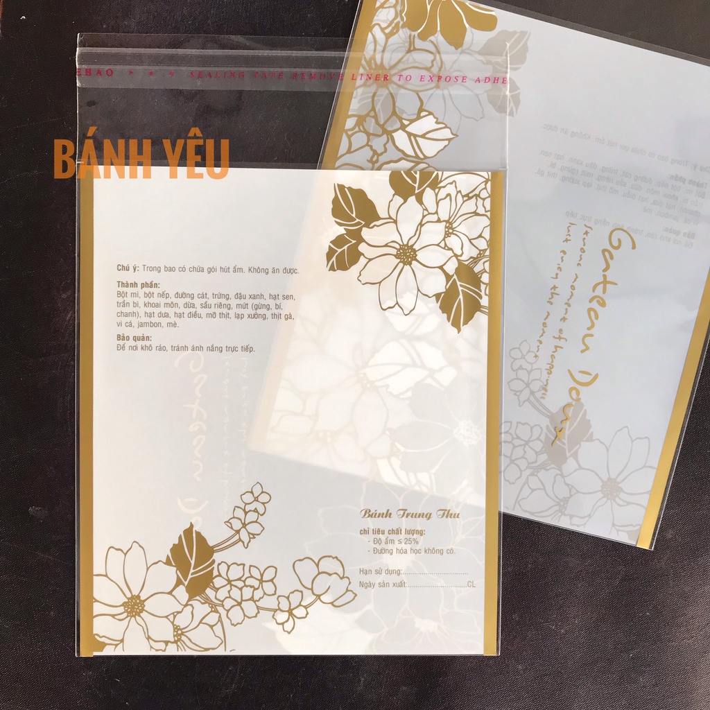 Túi Bánh Trung Thu Dán - Xấp 100g - BBTC