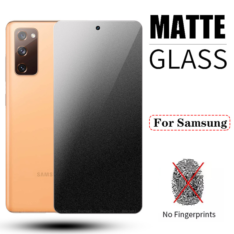 Kính cường lực mặt nhám chống bám vân tay cho Samsung Galaxy ss S21 S20 FE Note 10 Lite 4G 5G