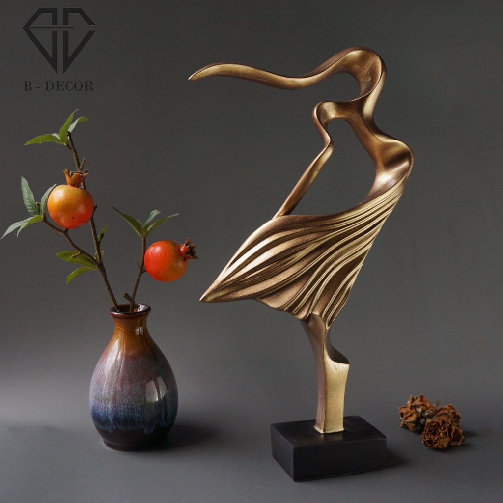 [ảnh thật] TƯỢNG NGHỆ THUẬT MÚA BALLET decor phòng khách, phòng ngủ, làm việc cực đẹp