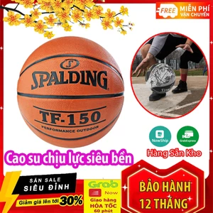 Bóng Rổ Spalding - Outdoor - Size 7 - Tặng Kim + Túi lưới SIÊU HOT