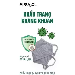 Set 5 cái khẩu trang vải kháng khuẩn chỉnh được dây đeo