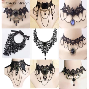 Vòng cổ choker phong cách gothic quyến rũ thời trang