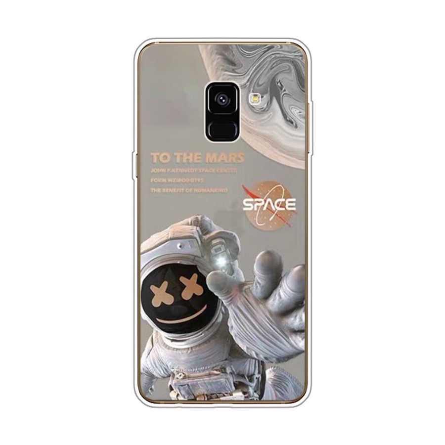 Ốp Điện Thoại TPU Dẻo In Họa Tiết Độc Đáo Thời Trang Cho Samsung Galaxy A8 plus 2018 A6 2018 plus