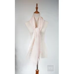 Khăn choàng Óng - 50% silk 50% Sợi tự nhiên- màu hồng phấn tuyệt đẹp! Quà thanh lịch cho phái nữ — ảnh 1