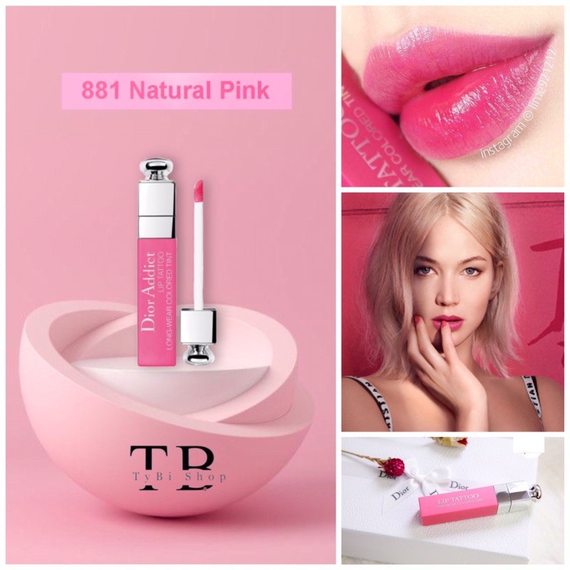 Dior addict lip tattoo 881 natural pink best sale