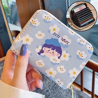 Ví Nữ Cầm Tay B201 Da Cao Cấp Nhiều Ngăn Đựng Thẻ Tiện Dụng Kiểu Hoạt Hình Dễ Thương Hàn Quốc