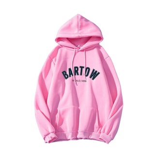 Áo Hoodie nỉ Nam nữ in chữ BARTOW hoodie tay dài