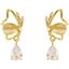 Khuyên Tai Kim Bạc 925 Đính Đá Opal Hình Giọt Nước / Bướm / Giọt Nước Chất Lượng Cao Cho Nữ