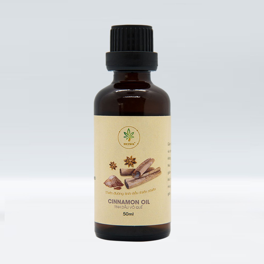 Ảnh Tinh dầu Quế 50ML thương hiệu HEIWA nhập khẩu Ấn Độ có giấy kiểm định đuổi muỗi, thơm phòng khử mùi cực tốt 1