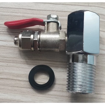Khóa Chia Nước ren 21 Đầu Dây 10 Nước Cấp Máy Lọc Nước, bộ chia nước , khẩu khóa máy lọc nước