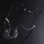 KIN Kính mắt trong suốt Dây đeo chống trượt Dây cổ co giãn Kính mắt thể thao ngoài trời