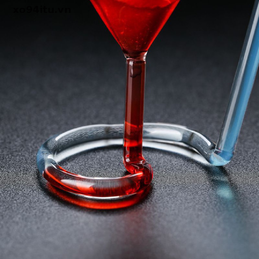 Ống Hút Thủy Tinh Uống Rượu Cocktail Xoắn Ốc Đuôi Dài Sáng Tạo