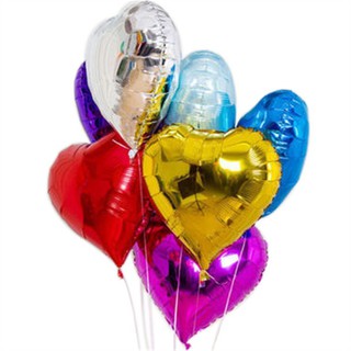 Bóng bạc trái tim 25cm