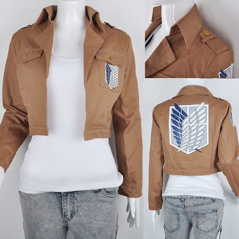 Titan Tấn Công Shingeki No Kyojin Hướng Đạo Quân Đoàn Cosplay Áo Jage Eren Áo Khoác