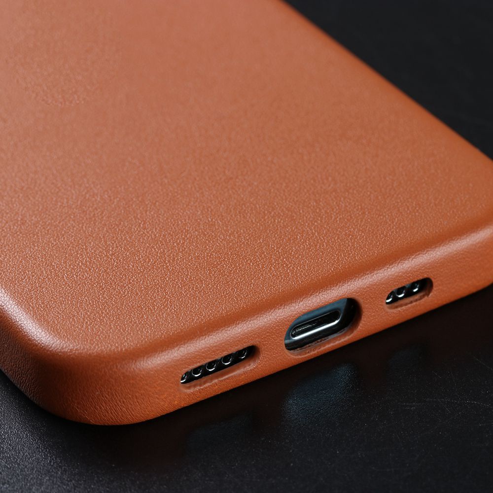 Ốp Da Tương Thích Cho iPhone 17 14 Plus 16 15 13 12 Pro Max Mini Có Từ Tính Sạc Không Dây Vỏ Điện Thoại Tương Thích Cho iPhone 13 Pro Max Cover