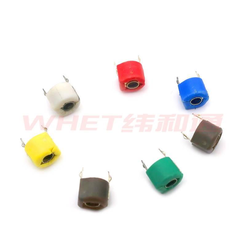 10 Tụ Điện Có Thể Điều Chỉnh Tụ Điện Nhựa Niêm Phong 6 Mm Fine-Tuning Tụ 5P 6P 20P 30P 40P 60P 120P 7 Loại Giá Trị Dung Tích Tinh Chỉnh 6MM