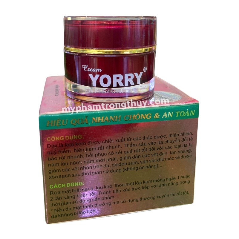 Kem YORRY Nám Tàn Nhang Đồi Mồi