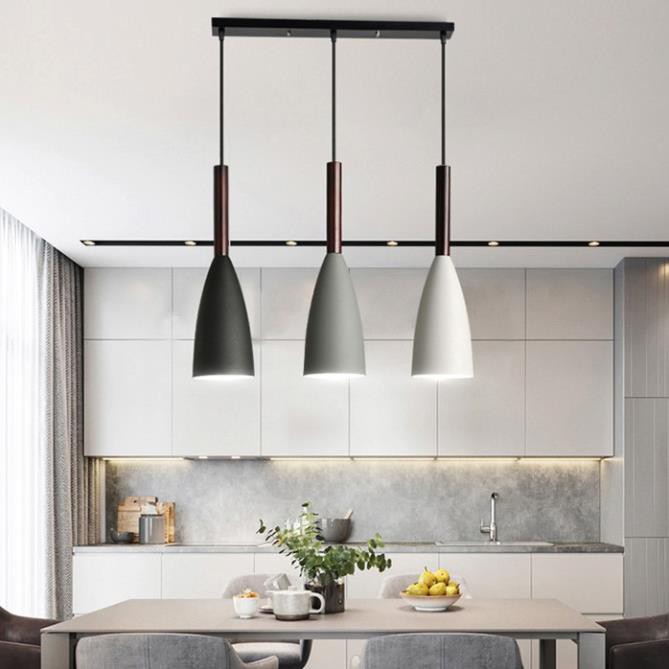 Đèn thả bàn ăn cao cấp 3 bóng sơn tĩnh điện YAHINO