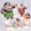 Quyến Rũ Moana 6 Nhân Vật Hành Động Búp Bê Lý Tưởng Cho Giờ Chơi Và Trang Trí