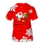 GN Áo Thun Nữ Tay Ngắn Cổ Tròn Thiết Kế Ông Già Noel Phù Hợp Giáng Sinh, Có sẵn plus size