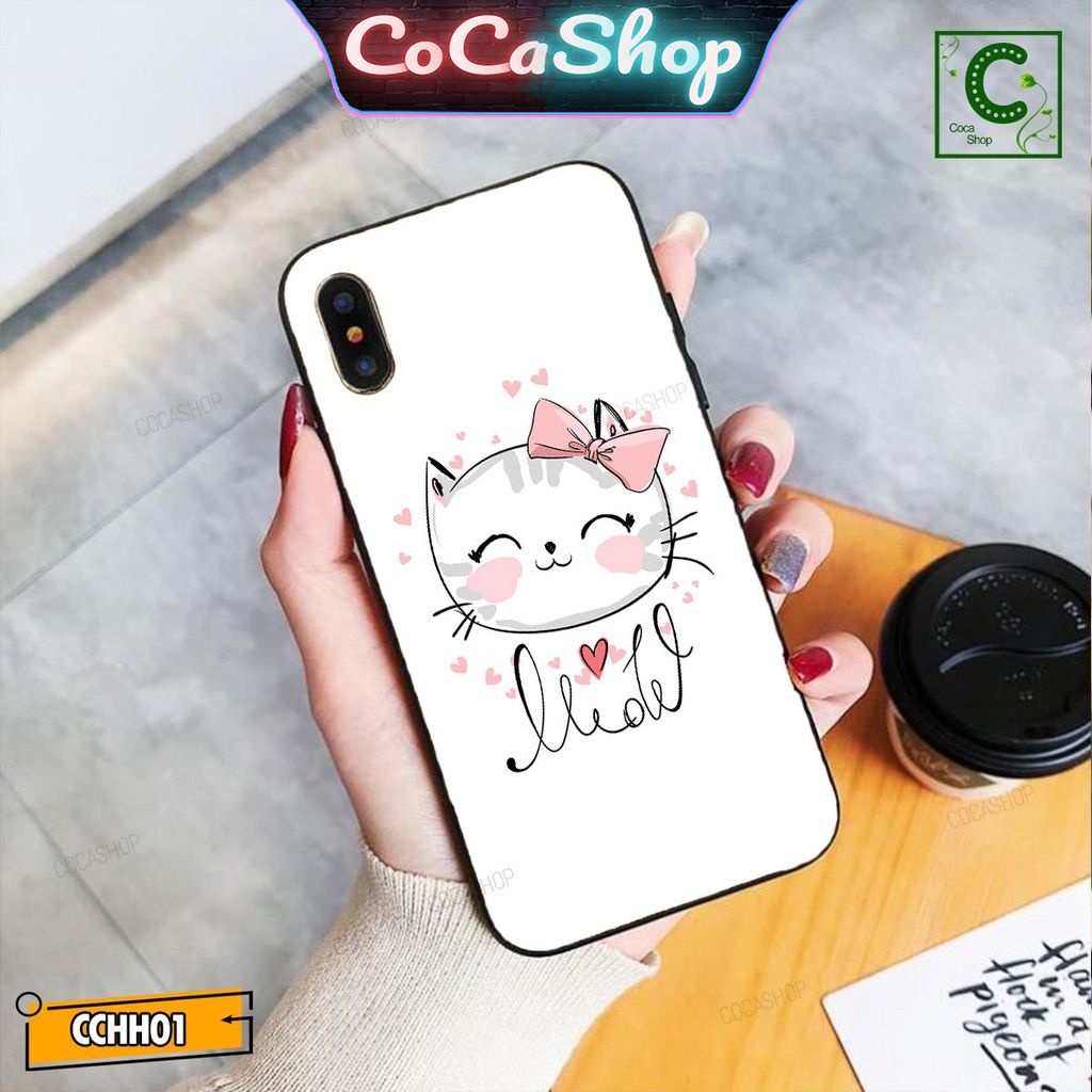Ốp iphone in hình cực đẹp chống sốc - Chú mèo con đáng yêu - 6/6plus/6s/6splus/7/7plus/8/8plus/x/xr/xs/11/12/pro