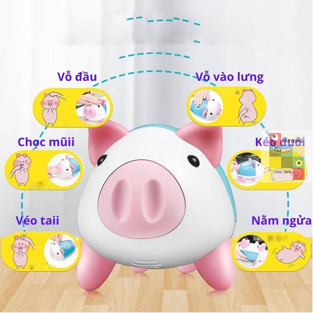 Đồ chơi cảm ứng thông minh cao cấp Jump Hero, Heo nhảy múa nhiều chế độ