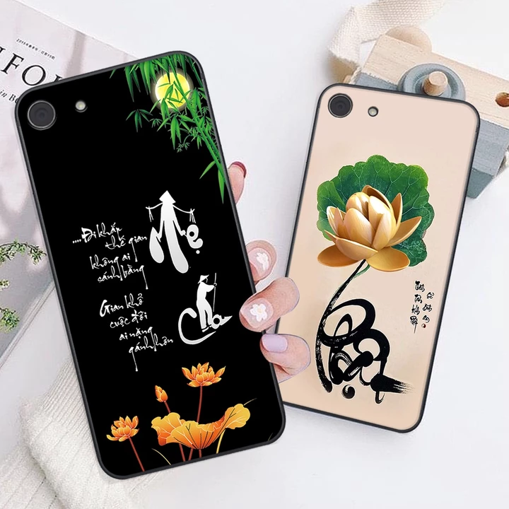 Ốp lưng Vivo Y53 / Y55 (đời cũ) in hình chữ tài chữ lộc, Cha Mẹ, bình an SIÊU ĐẸP