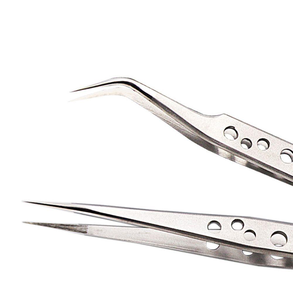 Nhíp lông mi NKSFX Thời trang Cong thẳng Nippers Clip Tool