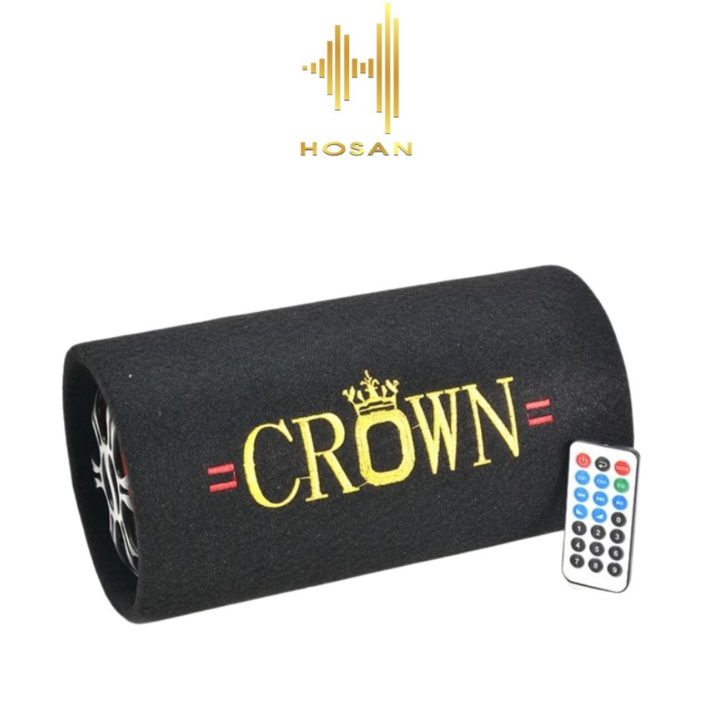 Loa HOSAN crown 5 đế chất liệu nhựa bọc nỉ, nghe nhạc bằng thẻ nhớ hay USB có remote cầm tay tiện lợi