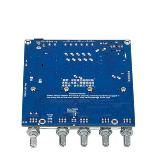 Mạch khuếch đại âm thanh siêu trầm 2.1  Bluetooth 5.0 12-24V 2 X 50W + 100W ̣Chíp nội địa