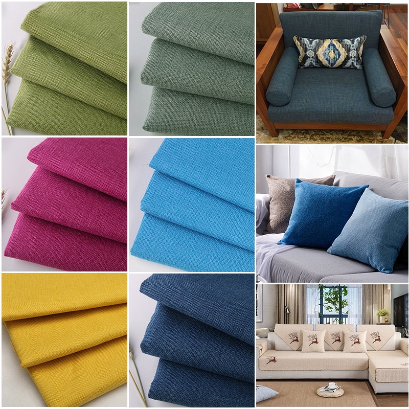 1 Mét Vải Polyester Slub Bọc Sofa và Trang Trí Nhà - TJ0247