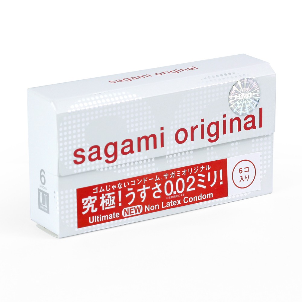 Ảnh Bao cao su Sagami 002 - siêu mỏng 0.02mm - non latex - hộp 6 chiếc 3