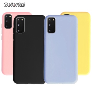 Ốp Điện Thoại TPU Mềm Màu Kẹo Trơn Thời Trang Cho Samsung Galaxy S20 5G S20 S 20 SM-G980F SM-G981F