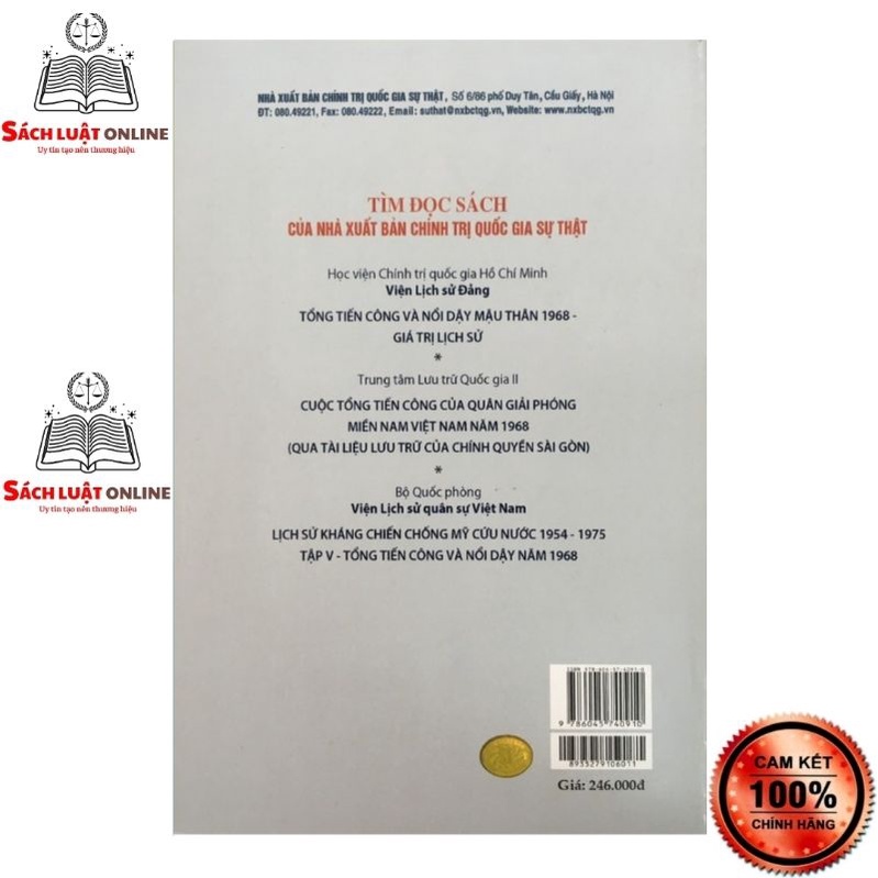 Sách - 50 năm cuộc Tổng tiến công, nổi dậy Mậu Thân (1968 - 2018) - Tầm vóc và giá trị lịch sử