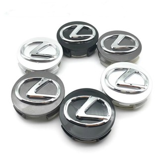 4 Mũ trung tâm bánh xe 62MM cho Lexus Vành bánh xe Trung tâm Logo Kiểu dáng xe