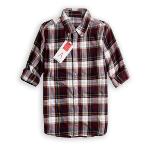 Sơ mi sọc Air Pixel Brown Light Softest Flannel