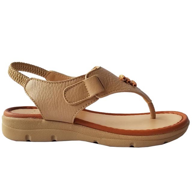 Giày sandal nữ xỏ ngón da bò BIGGBEN HKD085