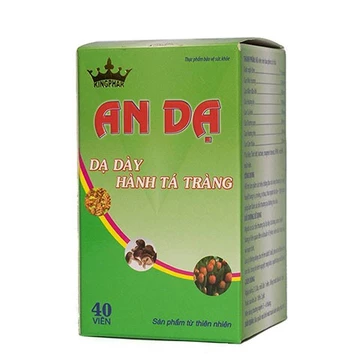 VIÊN UỐNG HỖ TRỢ DẠ DÀY AN DẠ KINGPHAR CHAI 40 VIÊN