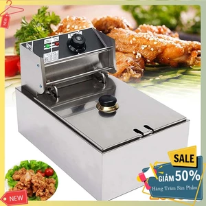 Bếp chiên SUNNY 2500W chất liệu inox dày dặn, bền bỉ theo thời gian