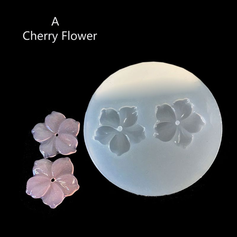 Flgo Diy Crystal Epoxy Resin Daisy Lotus Camellia Khuôn Silicon Trang Trí Nhà Cửa