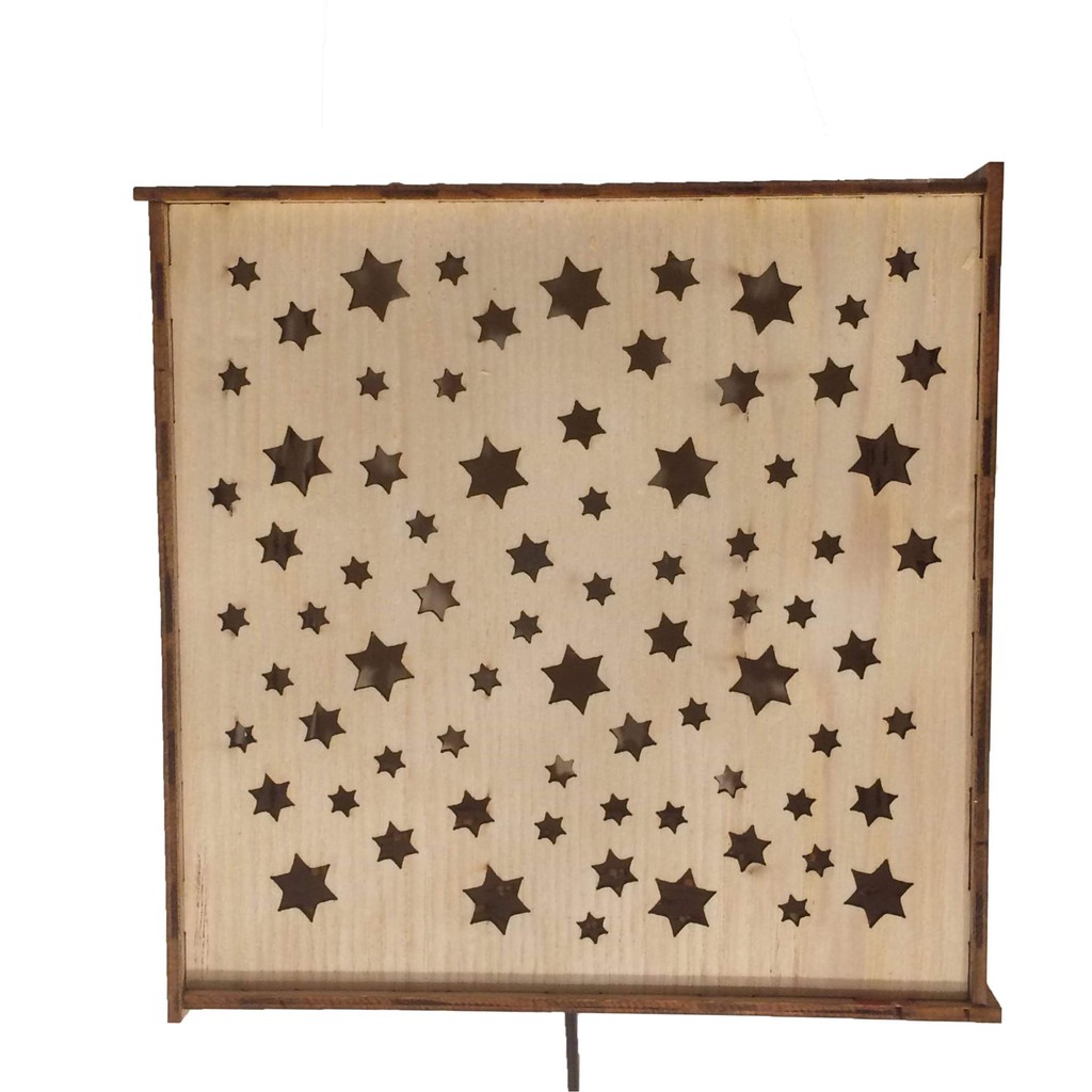 Đèn Gỗ DIY 050 decor trang trí