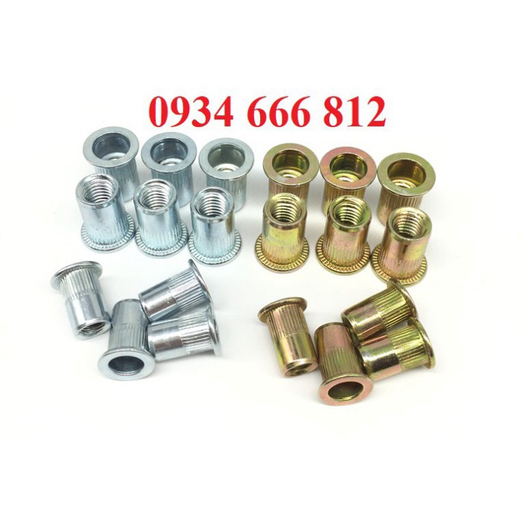 Combo 50c ốc tán rút M10 thép mạ | Shopee Việt Nam