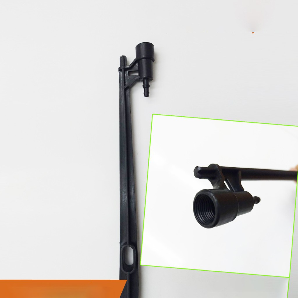 Cây cắm đỡ béc tưới 45cm- 2 đầu gài và ren 17mm dùng cho béc phun mưa, béc nhỏ giọt