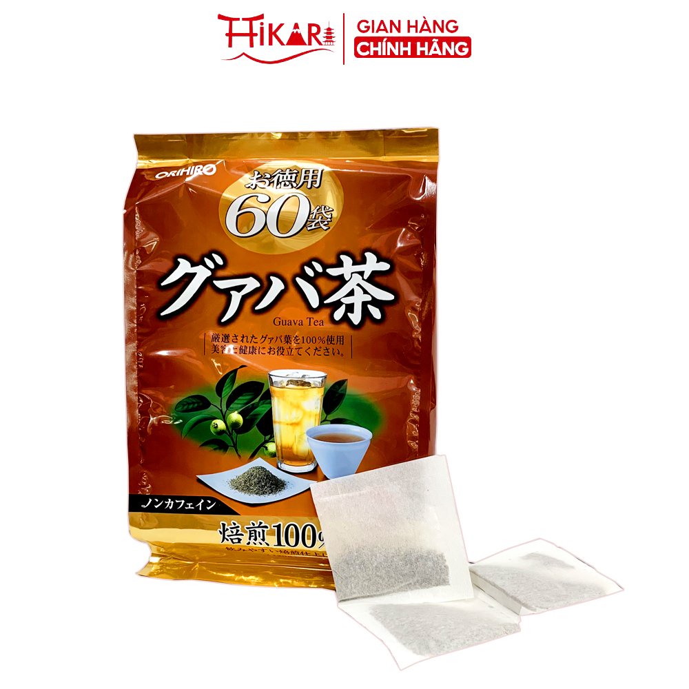 Ảnh Trà ổi hỗ trợ giảm cân Orihiro Nhật Bản túi 60 gói 4