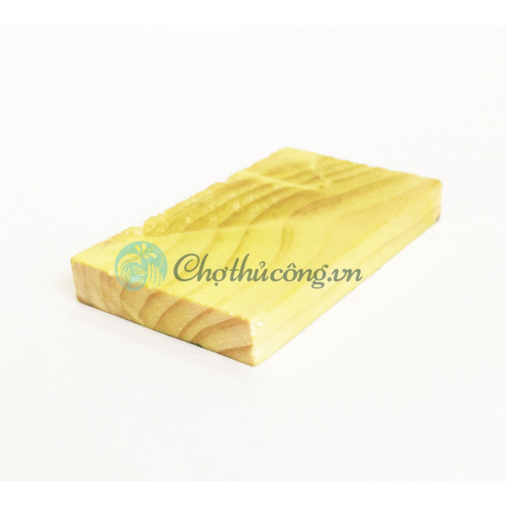 Bộ Chốt gỗ treo rèm đôi (2 lỗ treo) từ gỗ thông làm pát treo sào (2 cái ...