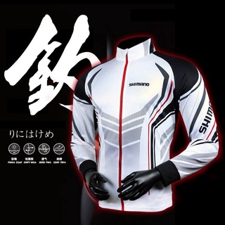 Quần áo câu cá SHIMANO ngoài trời nhanh khô thông gió Chống tia cực tím Bộ đồ câu cá dài tay Đi xe đạp
