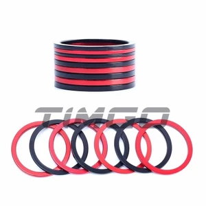 Set 2 Vòng Đệm Trục Giữa Xe Đạp Leo Núi 1/1.5/2/2.5/3mm Bằng Hợp Kim Nhôm