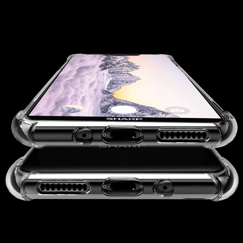 Dành Cho Sharp Aquos S3 R2 R6 R7 R8 Pro Vỏ Mềm Chống Sốc Pha Lê Gel Trong Suốt TPU Vỏ Chống Sốc