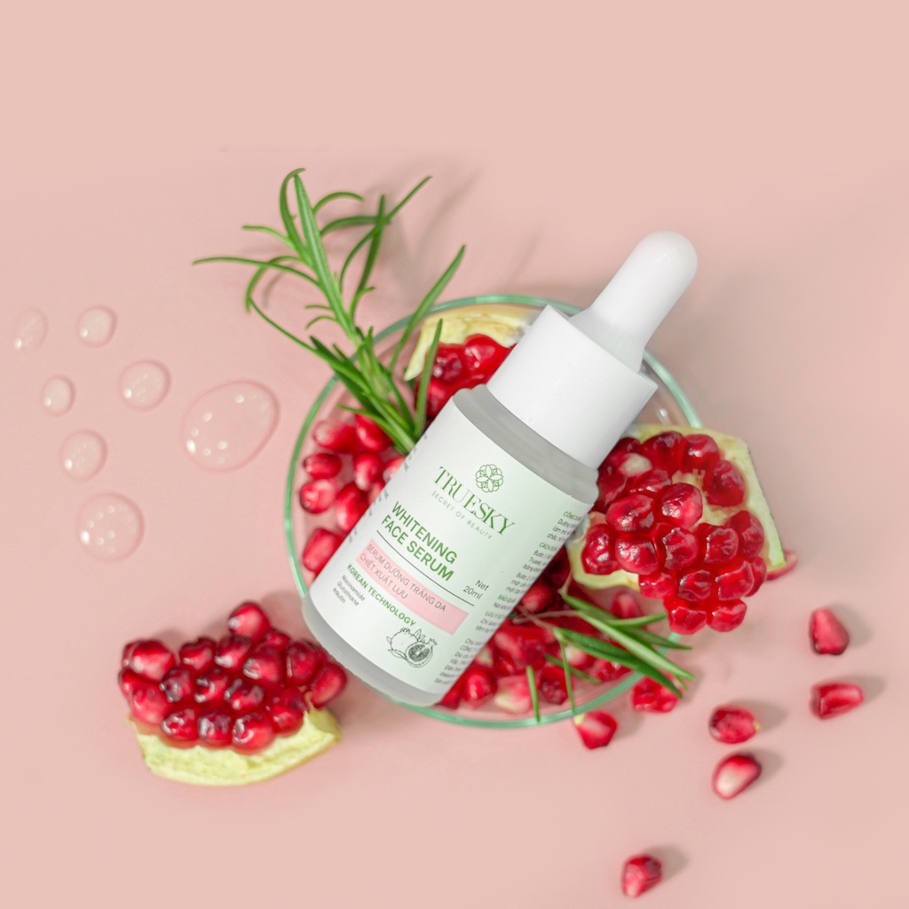 Ảnh Tinh chất dưỡng trắng Truesky Whitening Face Serum chiết xuất quả lựu 20ml 2